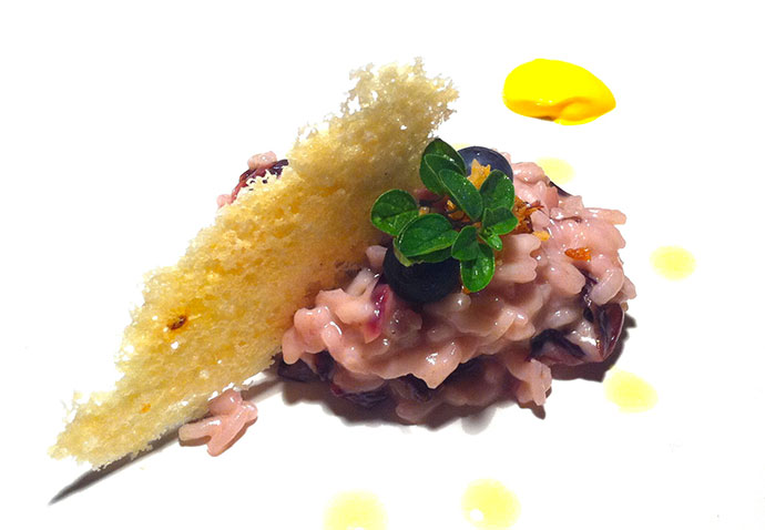 Risotto mirtilli e GRANCAPRA